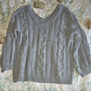 Gray sweater